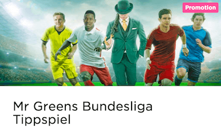Promobild Mr. Green Bundesliga Tippspiel