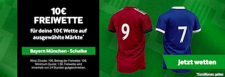 10€ Aktion für Bayern gegen Schalke am 9.2.2019