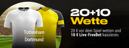 Tottenham vs. BVB 20+10 Aktion CL-Achtelfinale 2018/2019