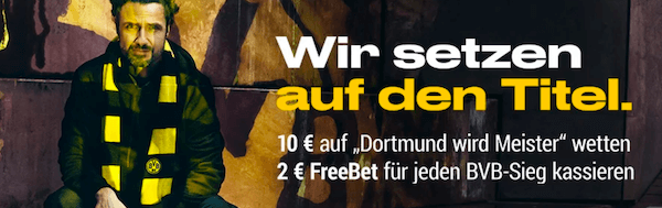 BVB Meister Tipp bei Bwin - Freebets kassieren