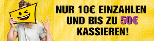 Bis zu 50€ bei Interwetten kassieren - nur für Neukunden