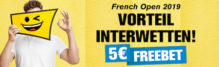 French Open Promo 2019 bei Interwetten