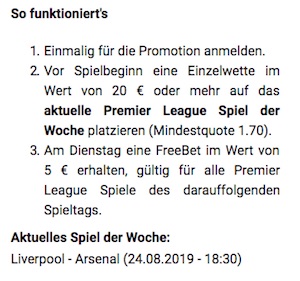 Anleitung zur 5€ Freiwette bei bwin