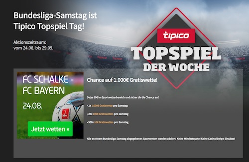 Tipico Topspiel des Tages