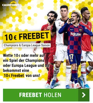 Cashpoint Champions League FreeBet