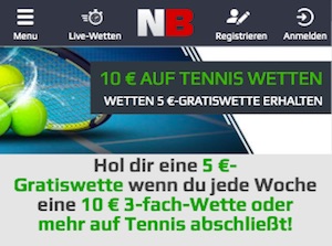 Netbet Tennis Freebet