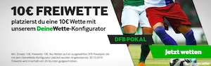 Betway 10€ Freiwette