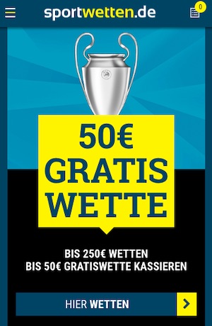 Sportwetten.de CL Gratiswette