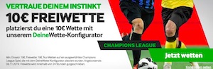 Betway CL Gratiswette