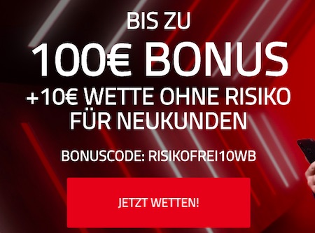 10€ gratis zusätzlich zum Bonus bei Tipico