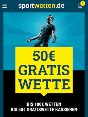 Sportwetten-de Bundesliga 50€ zum Rückrundenstart