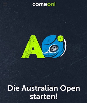 ComeOn Australian Open Gratiswette