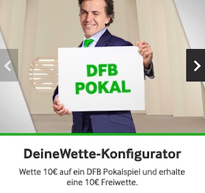 Betway 10€ DFB Pokal Wette
