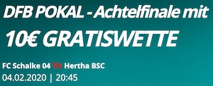 Novibet DFB Pokal 10€ Gratiswette