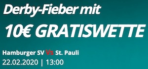 Novibet HSV vs. St. Pauli 10€ Gratiswette