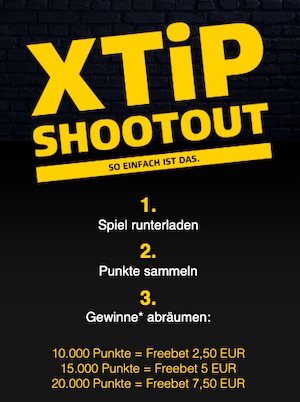 XTiP Shootout FreeBet App