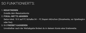 Bwin Schalke Bayern FreeBet Promo