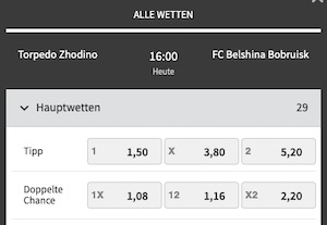 tipico weißrussland wetten