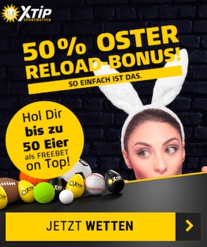 xtip 50% oster reload bonus