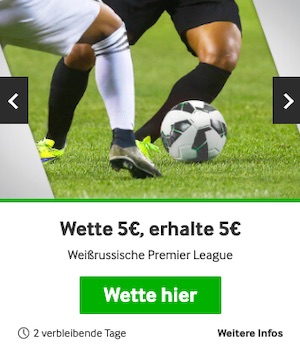 Betway Weißrussland Freiwette