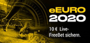 Bwin eEuro 10€ Live FreeBet