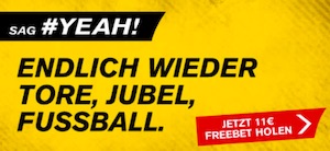 Interwetten Bundesliga 11 Euro FreeBet
