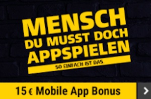 XTiP Mobile App Bonus 15 Euro