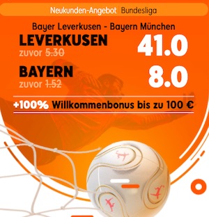 888sport Leverkusen vs. Bayern Aktion