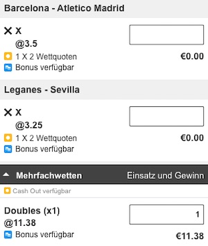 Betfair 1 Euro Bonus Wette