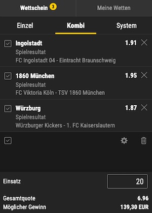 Bwin 3. Liga Kombiwette