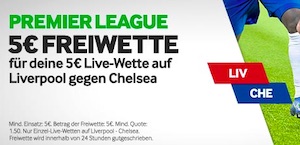 Betway Liverpool Chelsea Freiwette