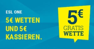Sportwetten.de ESL One 5 Euro