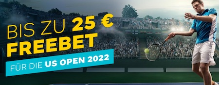 Merkur Sports US Open 25€ FreeBet