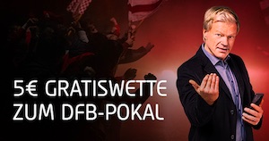 Tipico DFB Pokal 5 Euro Gratiswette