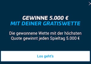 MyBet 5000 Euro Gratiswetten Challenge