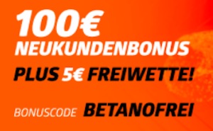 Freiwette Betano Bonuscode