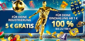 Sunmaker Gratiswette + Bonus für Neukunden