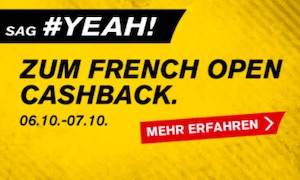 Interwetten French Open Viertelfinale Cashback