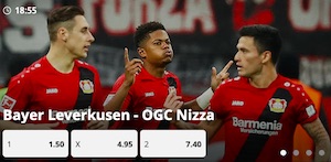 Novibet Bayer Leverkusen vs. OGC Nizza Quoten