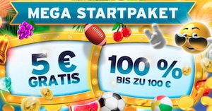 Sunnyplayer Mega Startpaket 5 Euro gratis