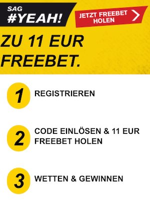 BVB Bayern 11 Euro FreeBet