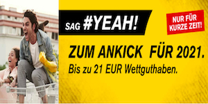 Wettguthaben sichern bei IW 21