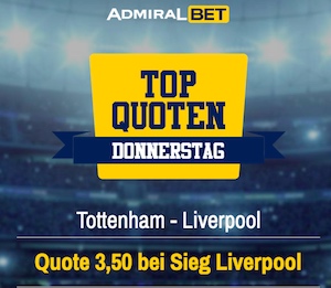 Quote 3.5 Sieg Liverpool
