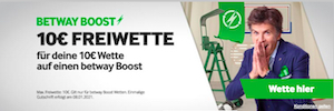 10 Euro Freiwette Betway 04.01.