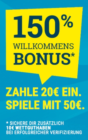 Willkommensbonus Sportwettende
