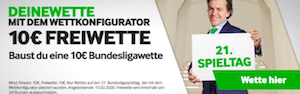 Betway Konfigurator Freiwette