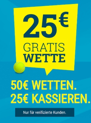 Australian Open Sportwetten.de 25 Euro 