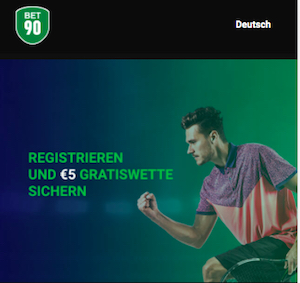 ATP Miami Bet90 5 Euro gratis