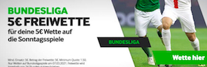 Bundesliga Freiwette Betway