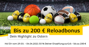 Merkur Ostern Reload bis 200 Euro